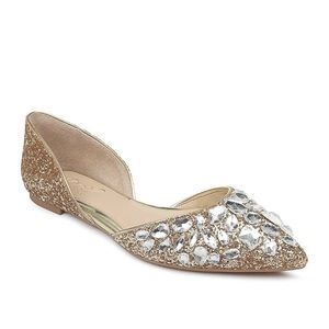 Jewel Badgley Mischka Rivera d’Orsay Flat